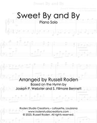 Sweet By and By piano sheet music cover Thumbnail